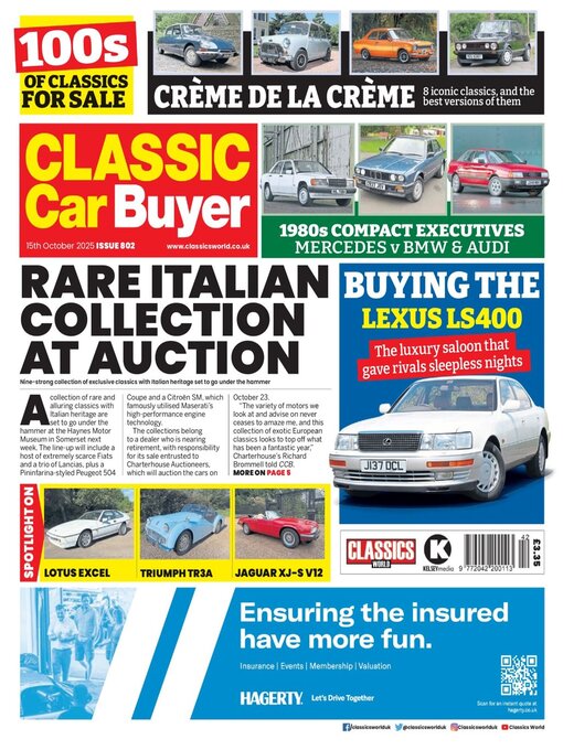 Kelsey Publishing Ltd作のClassic Car Buyerの作品詳細 - 貸出可能